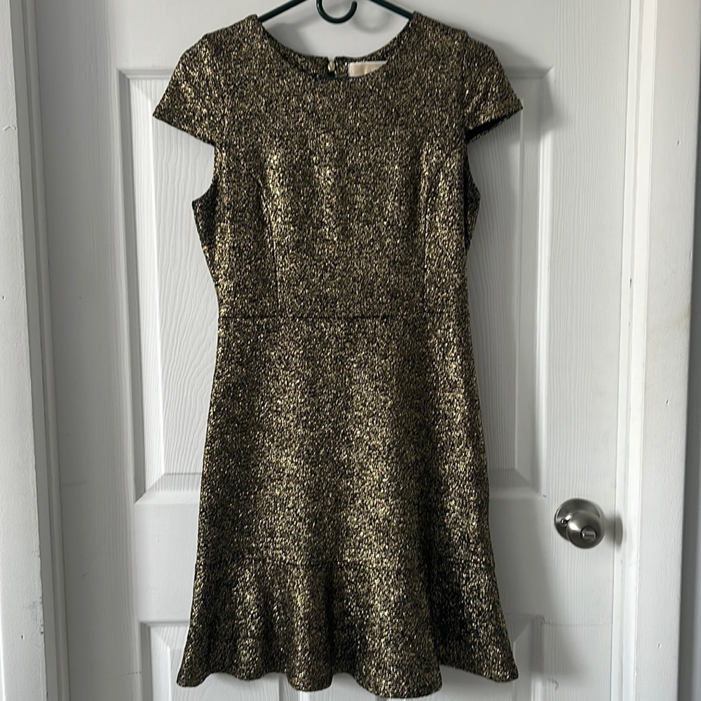Michael Kors metallic mini dress